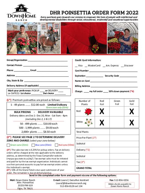 Fillable Online Down Home Ranch - Nonprofit Farm Community in Elgin, TX ...