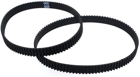 3DINNOVATIONS GT2 Timing Belt Length 200mm Wide 6mm Closed Loop Rubber ...