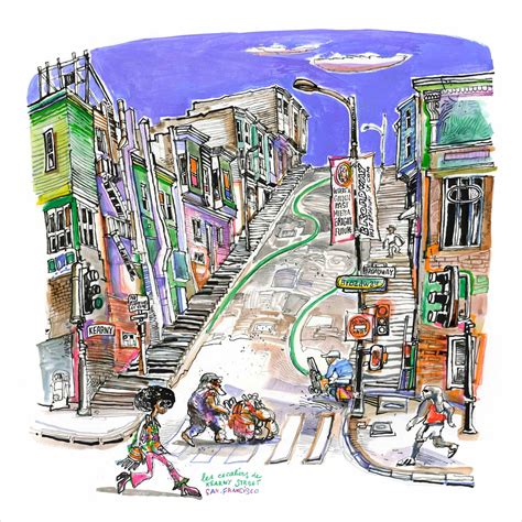 Kearny street - San Francisco - Christophe Ronel - Galerie Rollin