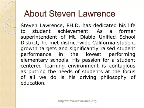 Mt diablo unified school district superintendent steven lawrence | PPTX