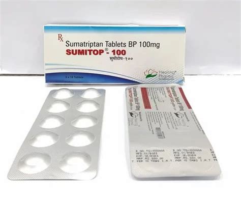 Image result for Sumatriptan 100Mg Tablets