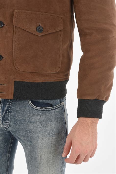 Altea Removable Lining Suede Bomber Jacket men - Glamood Outlet