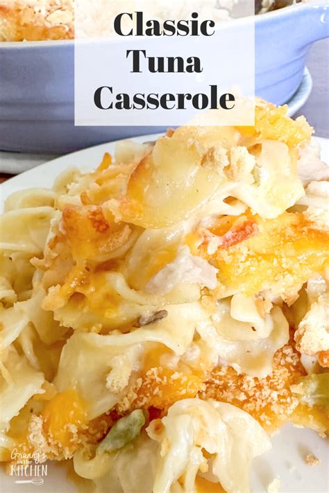 Classic Tuna Casserole Recipe - Granny's in the Kitchen