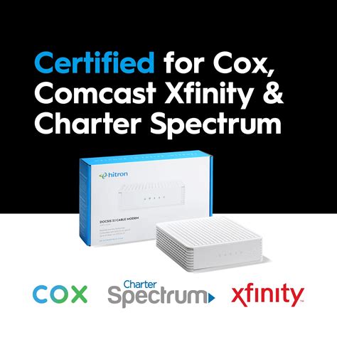 Hitron CODA DOCSIS 3.1 Modem | Pairs with Any WiFi Router | Approved ...