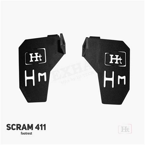 Foot Rest for scram 411 – FTR 709 – HT EXHAUST (SET OF - 2 ) – SPARIFY
