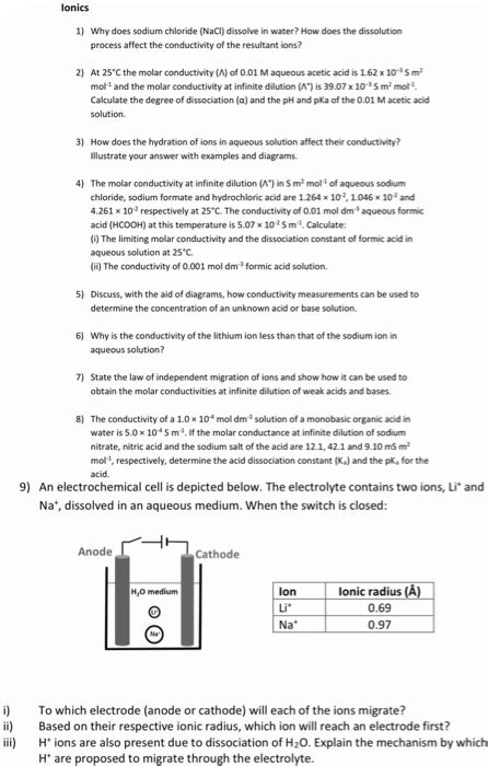 Image result for Dissolution Process of NaCl Steps