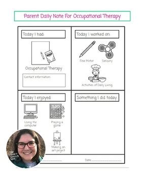 Image result for Occupational Therapy Daily Note