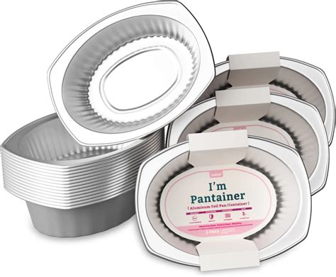 Amazon.com: YAFIRST 20 Pcs 8" Aluminum Foil Pans with Lids, 3X Thick ...