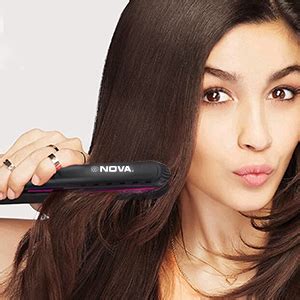 Nova NHS-900 Hair Straightener {BLACK/PINK} : Amazon.in: Beauty