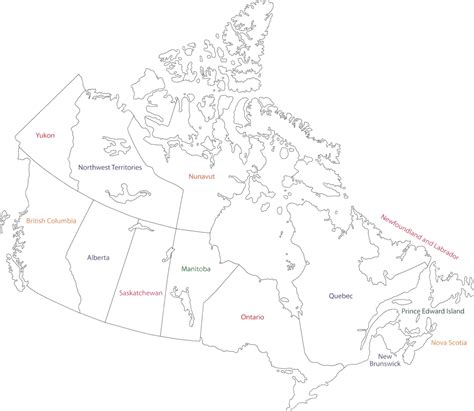 Blank Canada Map Png