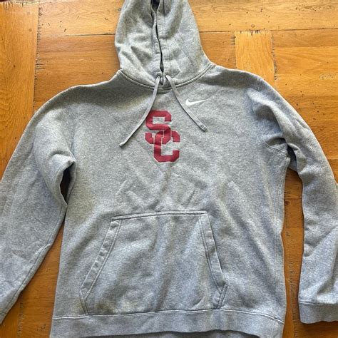 Grey Nike USC hoodie #USC #CollegeVibes Slight wear... | Depop