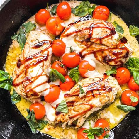 Baked Caprese Chicken - This Healthy Table