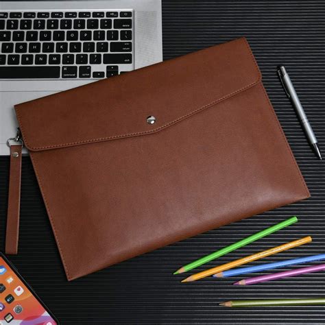 Wonderpool A4 PU Leather Envelope Documents File India | Ubuy