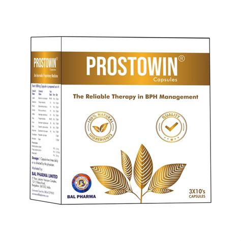 PROSTOWIN 30 Capsules | Aid in Bladder Relief, Improved Urinary Flow ...