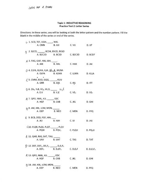 Image result for Inductive Reasoning Test