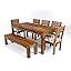 Custom Decor Solid Wood Dining Table 8 Seater with Chair | Dining Room ...