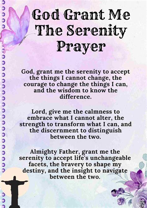 50+ God Grant Me The Serenity Prayer - † ️️ Daily Blessings Prayer ️