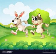 Image result for Cartoon About a Cat and a Bunny