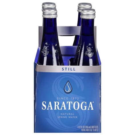 Amazon.com: Saratoga Still Spring Water, Glass Water Bottle, 12 Oz ...
