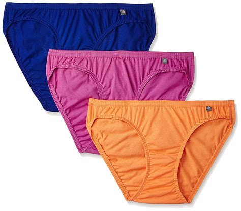 Buy Jockey Women Cotton Bikini 1411 Plain & PrintedPanty(Assorted Pack ...
