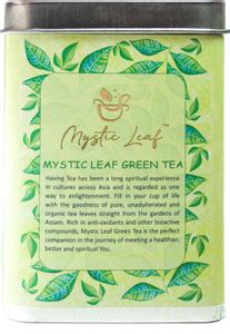 Mystic Leaf Organic Green Tea for weight loss & Immunity boost | 100G ...