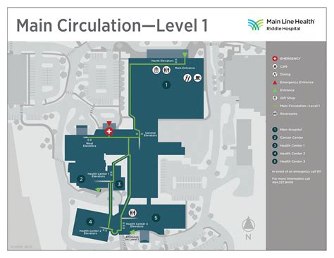 Riddle Hospital Map (2023) - All Maps