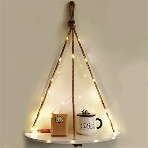 VAH- Kya Bat Hai !! Wood Half Oval 1 Layer Wall Hanging Floating Shelf ...