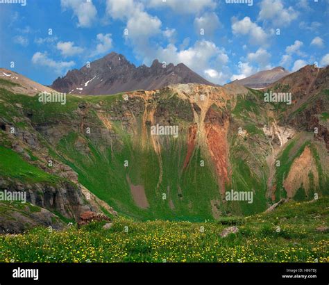 Ridge and peak, Governor Basin, San Juan Mountains, Colorado Stock ...
