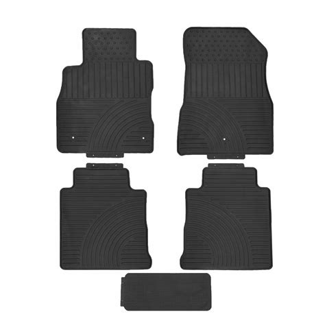 Ikon Motorsports Latex All Weather Floor Mats, Fits 2018-2024 Nissan ...