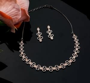Vita Bella Copper Silver Silver Jewellery Set Price in India - Buy Vita ...