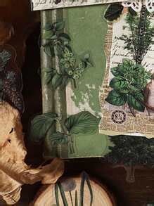 40pcs Plant Pattern Random Sticker Back To School | SHEIN USA