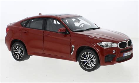 Diecast model cars Bmw X6 1/18 Norev M metallise red 2015 - Alldiecast ...