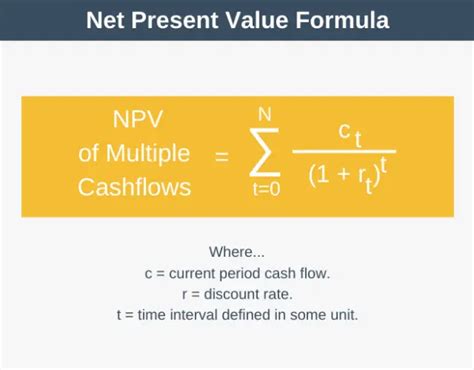 Net Present Value Explained 的图像结果