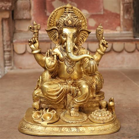 Crafting the Best Brass Ganesh Idol for Ganesh Chaturthi - ARBO ...