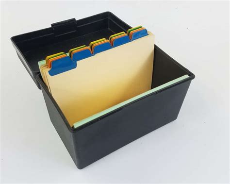 Image result for Card File Box P