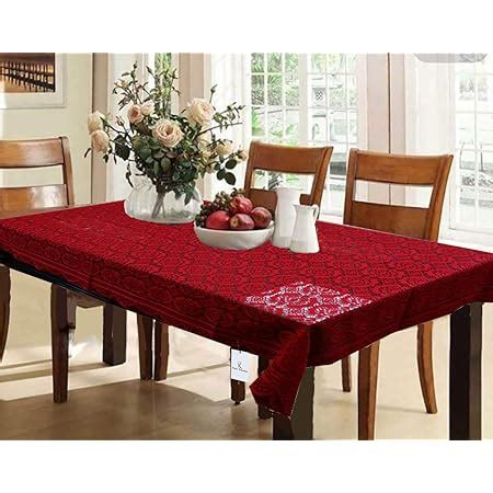 Buy Kuber Industries Floral Print Exclusive Table Cloth|PVC 4 Seater ...