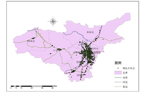 科学网—太原市物流业区位分布的空间格局研究 - 刘侦海的博文