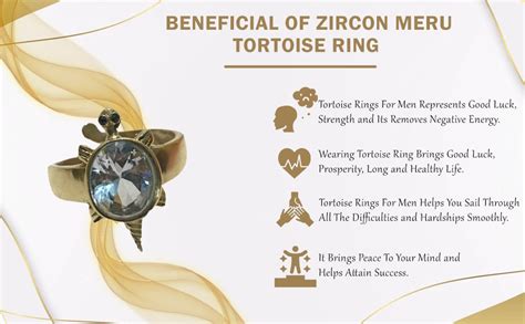 Buy DEVAMA THE DIVINE MEERUT BAZAR Zircon Kachua Tortoise Meru Ring ...