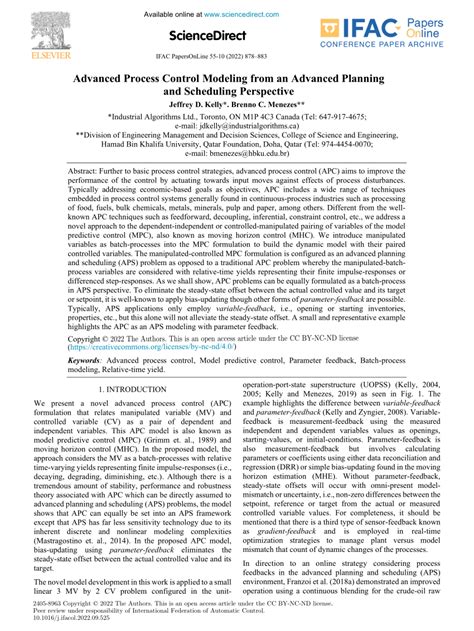 Image result for Advance Process Control Modeling