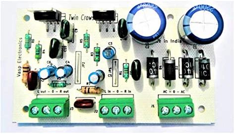 Vasp Electronics DIY Dual TDA2030 18 and 18 W Power Amplifier Board ...