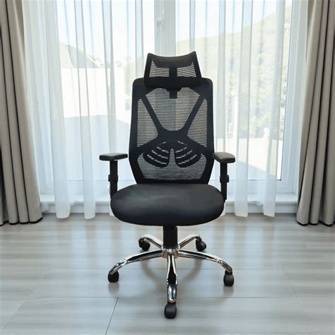AMM Yans Mesh High Back Chair Chrome Base||||Office Chair