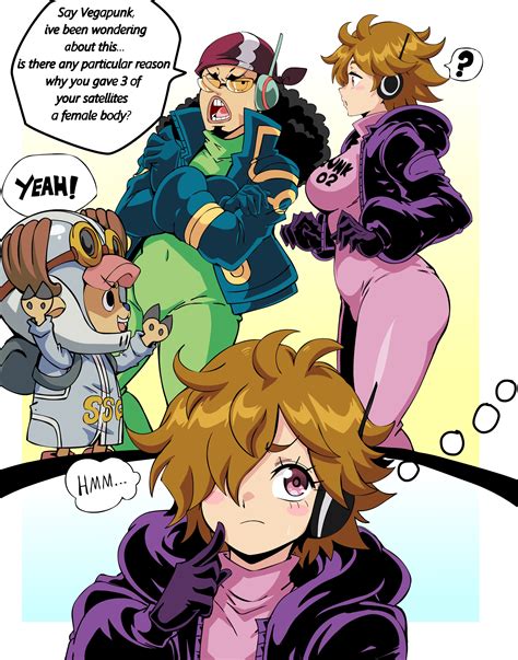 tony tony chopper, usopp, and vegapunk lilith (one piece) drawn by lewdamone | Danbooru