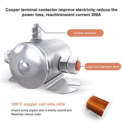 Buy ঝুশান 12 ভিডিসি ম্যাক্স 200 এ ট্রোম্বেটা কন্টিনিউজ সোলেনয়েড রিলে 3 ...