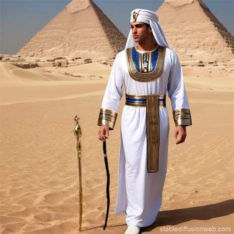 Egyptian Men's Traditional Attire | Stable Diffusion Online