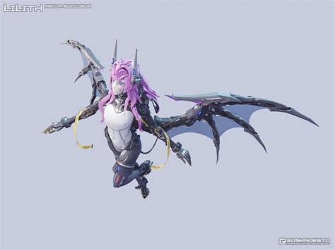 RedShades - Lilith - Mecha Succubus Photoshoots