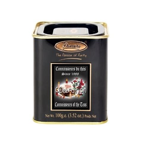 Celebration Flavoured Whole Leaf Tea in Square Metal Caddy | Teamoods India