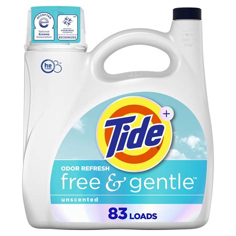 Tide Free and Gentle Odor Refresh Liquid Laundry Detergent ...
