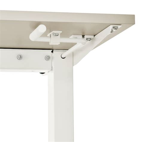 TROTTEN desk sit/stand, beige/white, 120x70 cm (471/4x271/2") - IKEA
