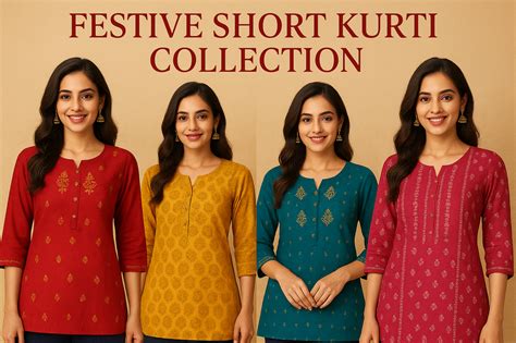 Top 3 Festive Short Kurti Looks for 2025 – YOUNIK