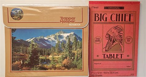 Bring back memories for anyone else? The Trapper Keeper notebook, and ...